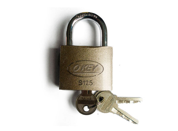 Nickel plated iron lock-037