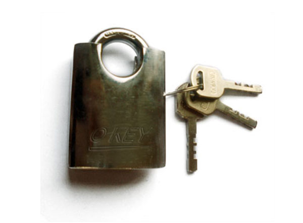 Vane iron padlock full arccover beam-023