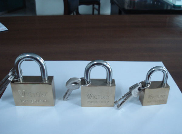 Gold-plated square key-024