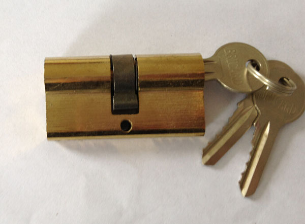 Gold-plated double cylinder