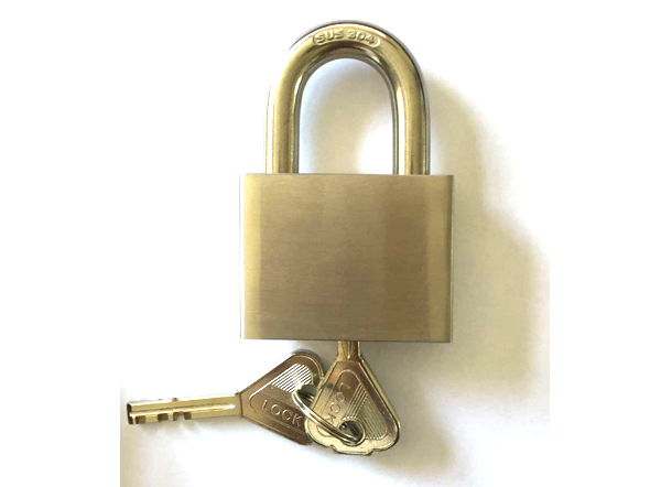 Square stainless steel vane padlock-052