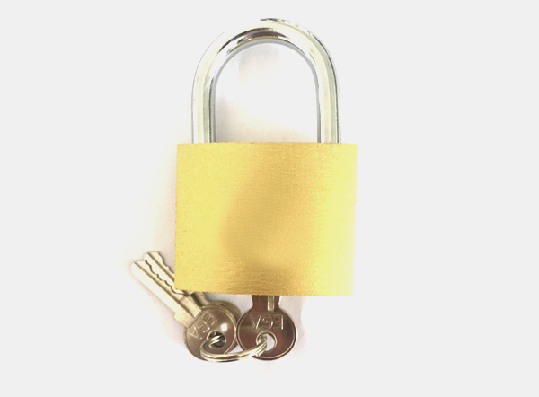 BRASS IMITATE PADLOCK